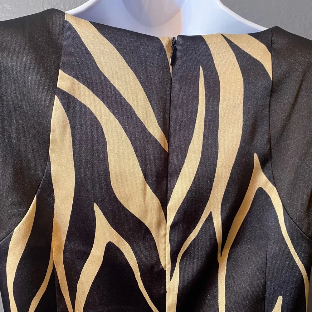 ALYX LIMITED SAFARI SILK ROUNDNECK  SLEEVELESS SHIFT DRESS - Picture 12 of 16